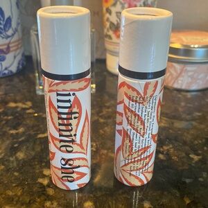Set of Two Infinite She lip balm all natural. Rose hip and Hibiscus NEW SEALED